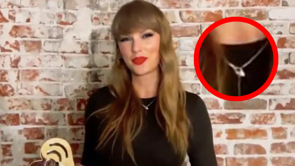 Taylor Swift sends fans into a frenzy with snake necklace during iHeartRadio Music Awards 2025